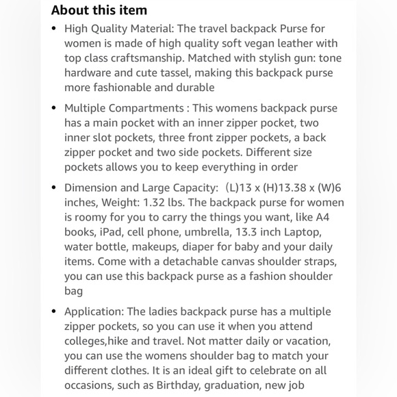 Travel Backpack - Picture 7 of 7